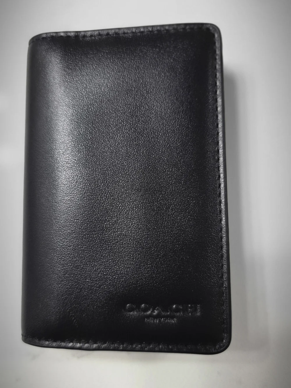 Coach Men’s Black Leather Bifold Wallet